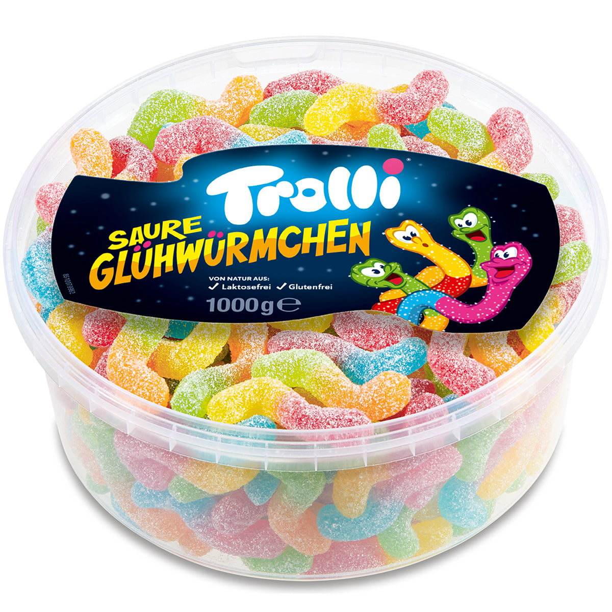 Gummibärchen Saure Würmchen 100 Gramm Tüte für dich von mir abgepackt