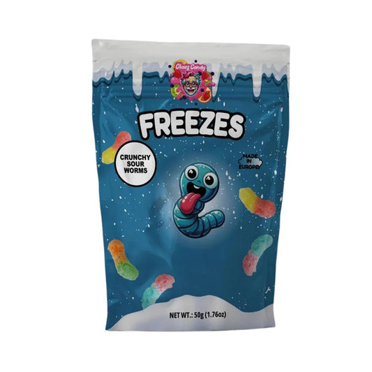 Freezes Dried Candy Sour Worms