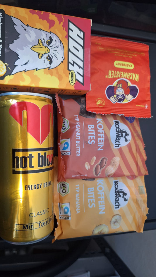 Aufgewacht: Koffein und Energie Bundle 5 Stück Auswahl zufällig