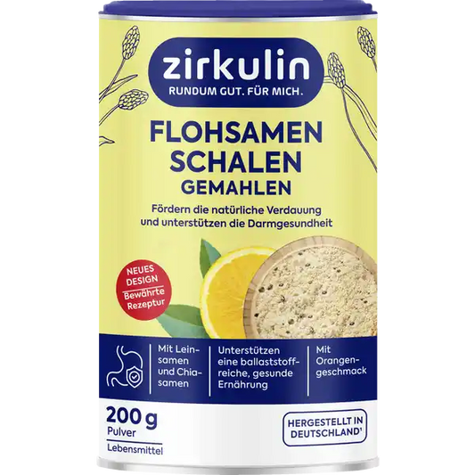 Flohsamen Schalen Zirkulin Orange