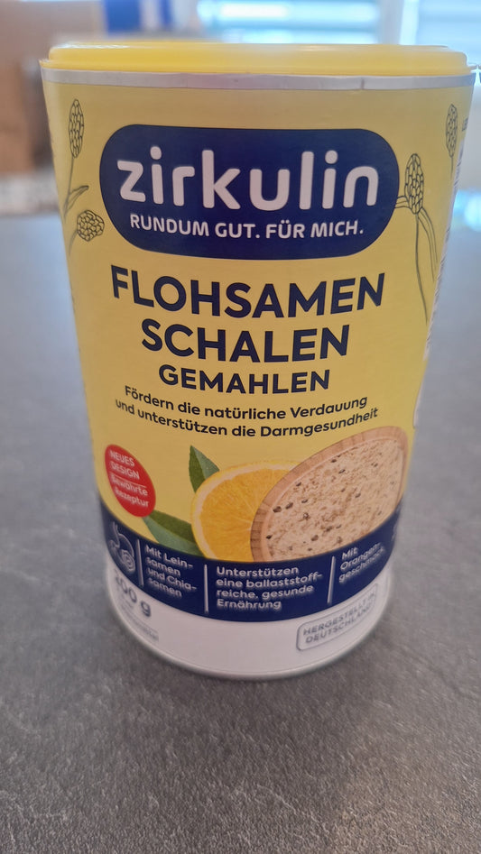 Flohsamen Schalen Zirkulin Orange