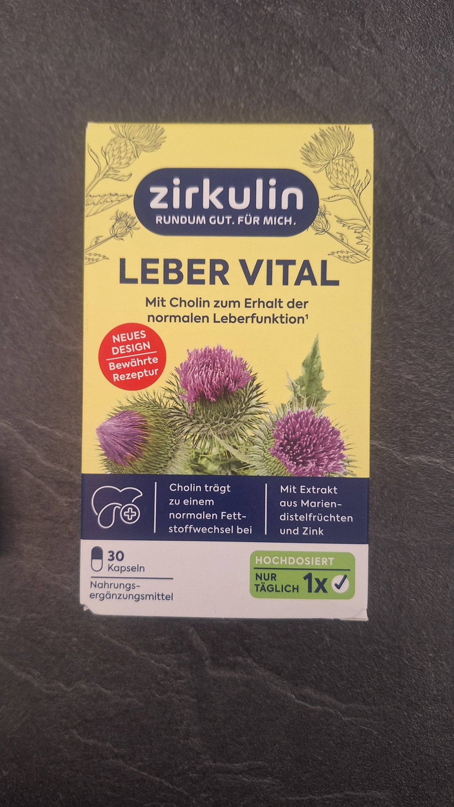 Nahrungsergänzung von Zirkulin Lebervital