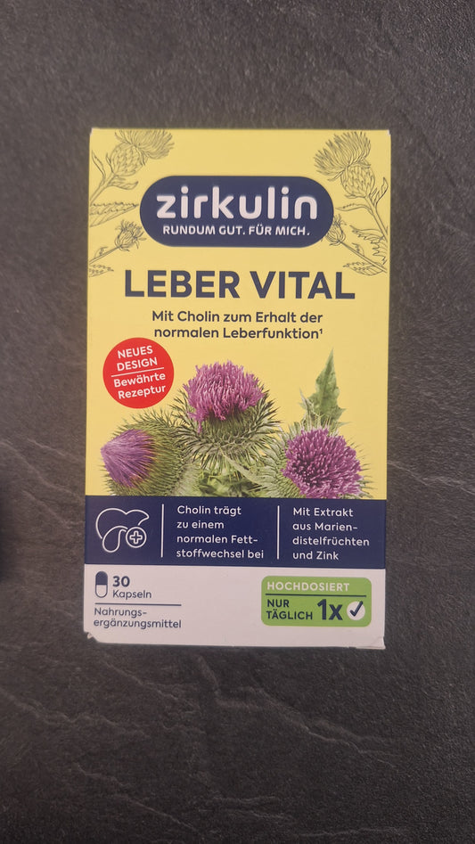 Nahrungsergänzung von Zirkulin Lebervital
