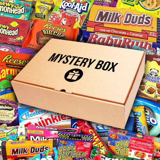 Geheime Snacks aus aller Welt in einer Tüte verpackt. 9 Euro Größe S